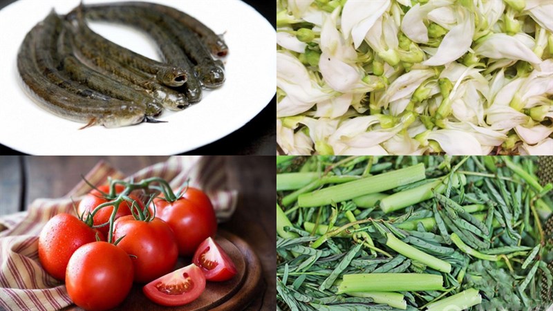 Nguyên liệu món ăn 3 cách nấu canh chua cá kèo
