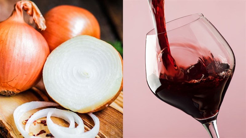 Nguyên liệu món ăn 2 cách làm hành tây ngâm mật ong và rượu vang