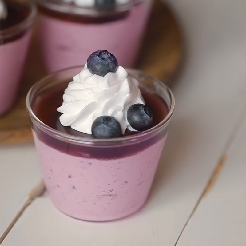 Bước 7 Thành phẩm Bánh mousse việt quất sữa chua