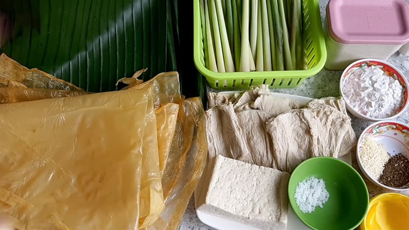 Nguyên liệu món ăn đùi gà chay