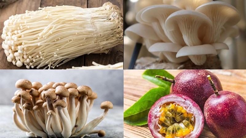 Nguyên liệu món ăn nấm chiên giòn sốt chanh dây