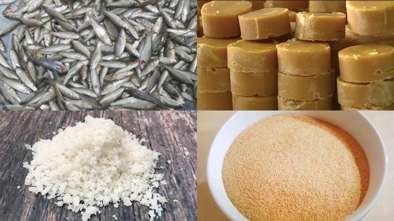 Nguyên liệu món ăn mắm cá linh