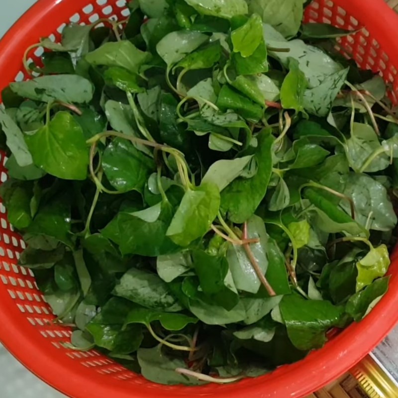 Bước 1 Sơ chế nguyên liệu Nước ép diếp cá