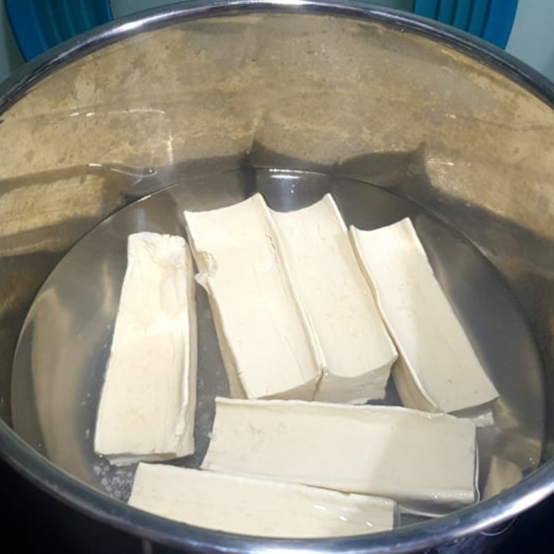Bước 1 Sơ chế đậu hũ Chao đậu hũ