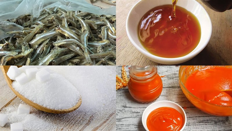 Nguyên liệu món ăn cá khô chiên nước mắm tỏi ớt