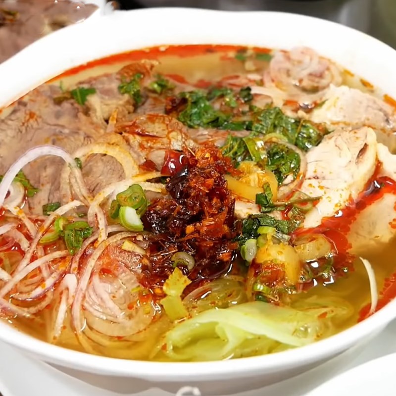 Bước 7 Thành phẩm Bún bò bằng nồi áp suất