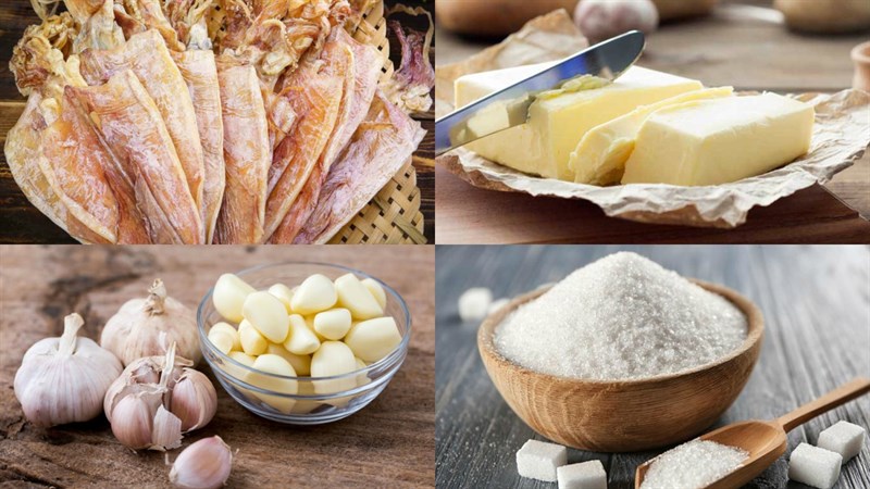 Nguyên liệu món ăn 3 cách làm khô mực