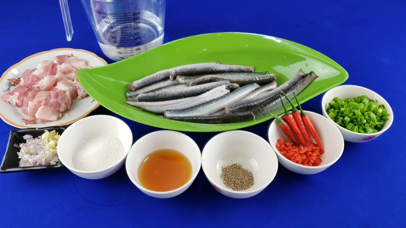 Nguyên liệu món ăn cá kèo kho