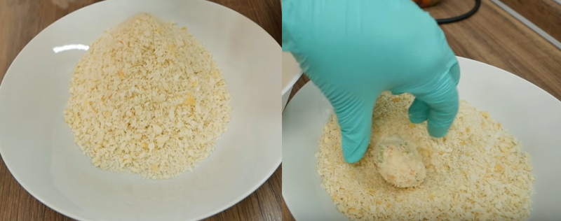 Bước 3 Tạo hình cho chả Chả cá chay khoai môn