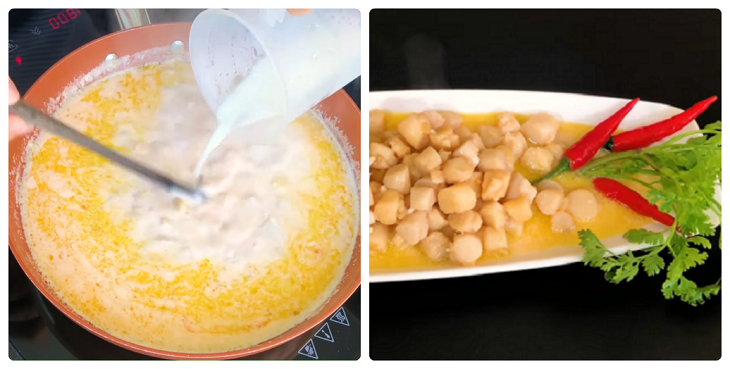 Bước 4 Hoàn thành Cồi sò điệp sốt bơ tỏi