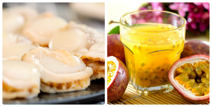 Bước 1 Sơ chế nguyên liệu Sò điệp sốt chanh dây