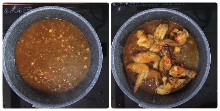 Bước 2 Chiên gà Gà chiên me