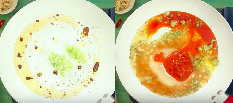 Bước 3 Xào phở chay Phở xào chay