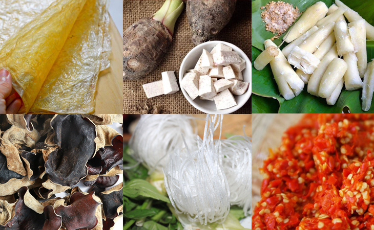 Nguyên liệu món ăn tàu hũ ky kho