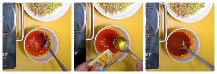 Bước 3 Làm sốt Vịt chiên sả ớt