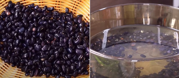 Bước 1 Nấu đậu Chè đậu đen kiểu Thái ngọt bùi