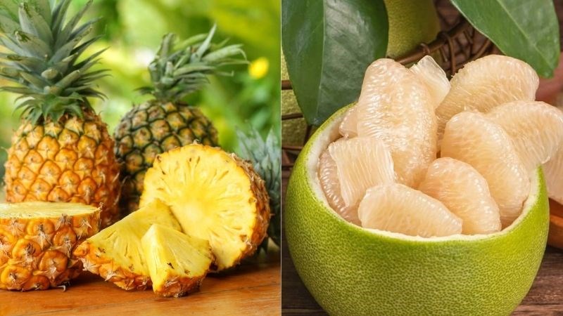 Nguyên liệu món ăn nước ép dứa - thơm