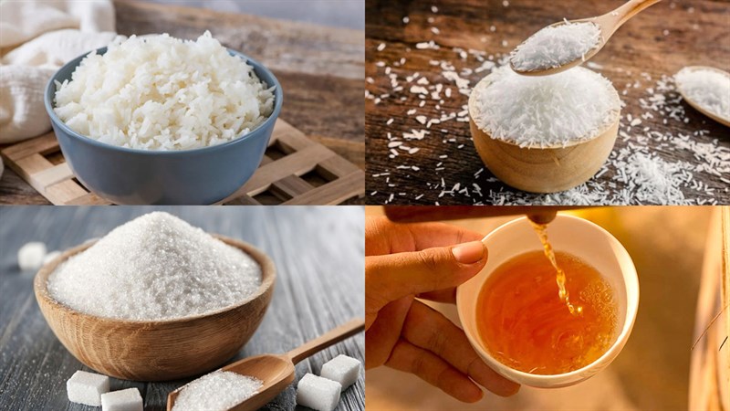 Nguyên liệu món ăn snack cơm nguội - cơm nguội chiên giòn