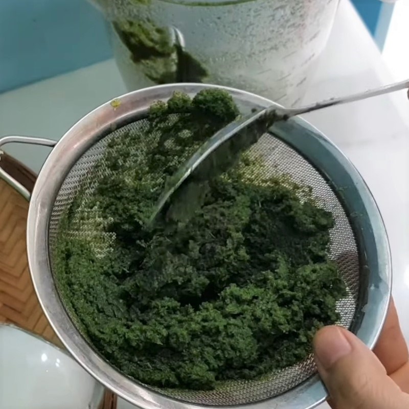 Bước 2 Xay rau diếp cá Nước ép diếp cá