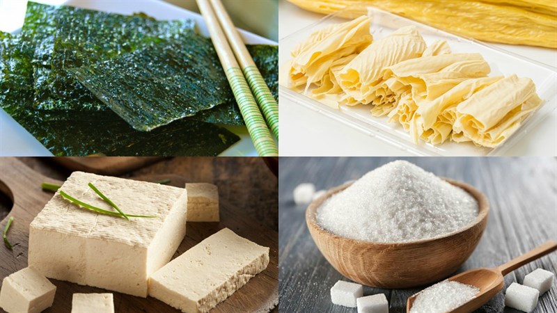 Cách làm chả cua chay thơm ngon đơn giản, ngon như ngoài hàng 2 Nguyên liệu món ăn chả cua chay