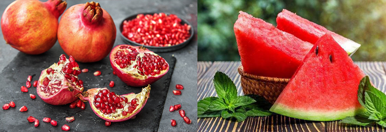 Nguyên liệu món ăn nước ép lựu