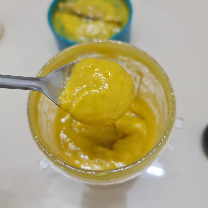 Bước 2 Xay sinh tố  Sinh tố bơ xoài