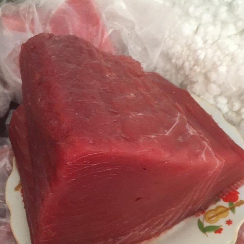 Bước 1 Sơ chế cá ngừ Chà bông cá ngừ đại dương
