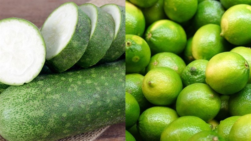 Nguyên liệu món ăn nước ép bí đao