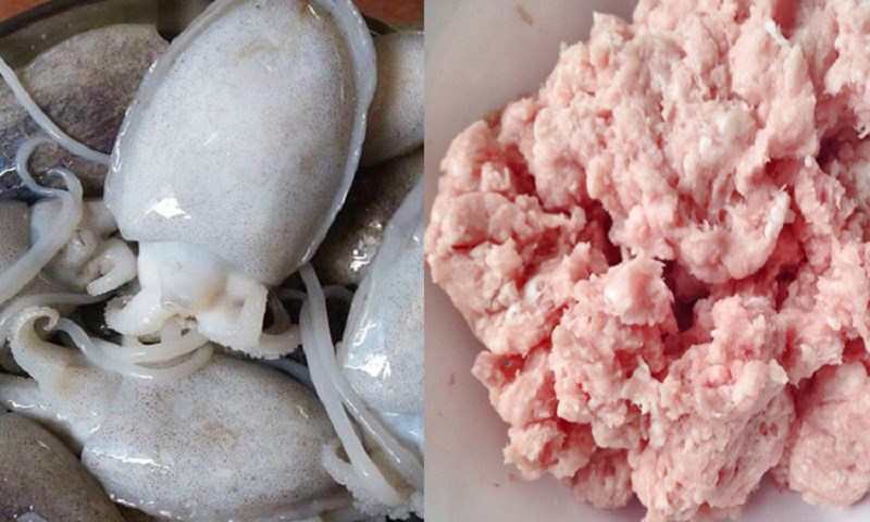 Nguyên liệu món ăn 4 cách làm chả mực