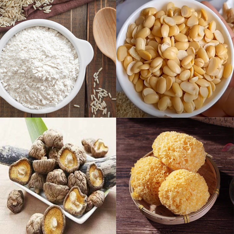 Nguyên liệu món ăn bánh cống chay