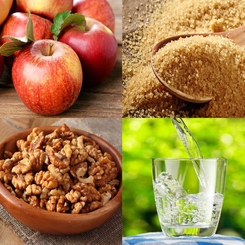Nguyên liệu món ăn táo nướng caramel