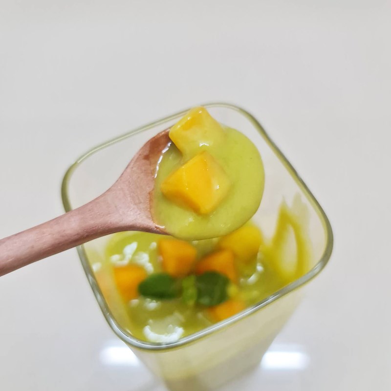 Bước 3 Thành phẩm Sinh tố bơ xoài