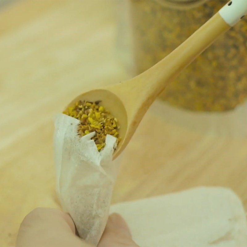 Bước 7 Nấu nước chè Chè trôi nước quế hoa hình con mèo