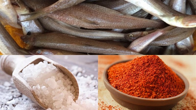 Nguyên liệu món ăn khô cá mối