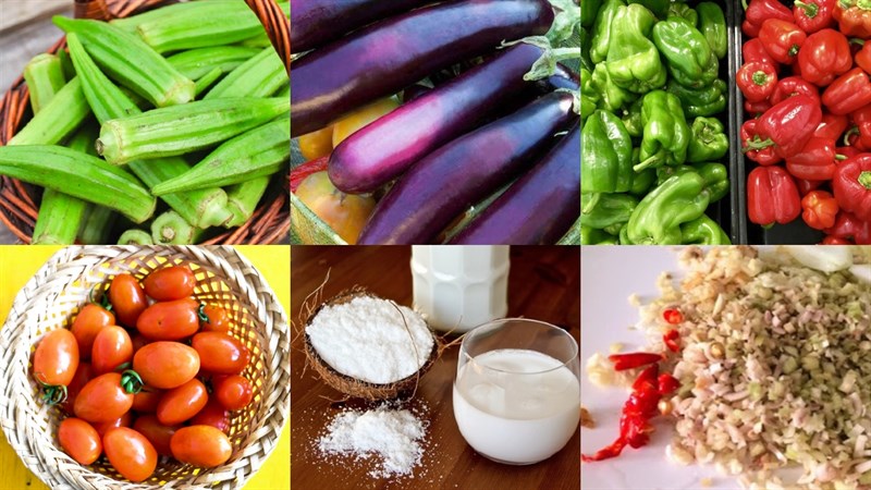 Nguyên liệu món ăn 4 cách nấu cà ri rau củ chay