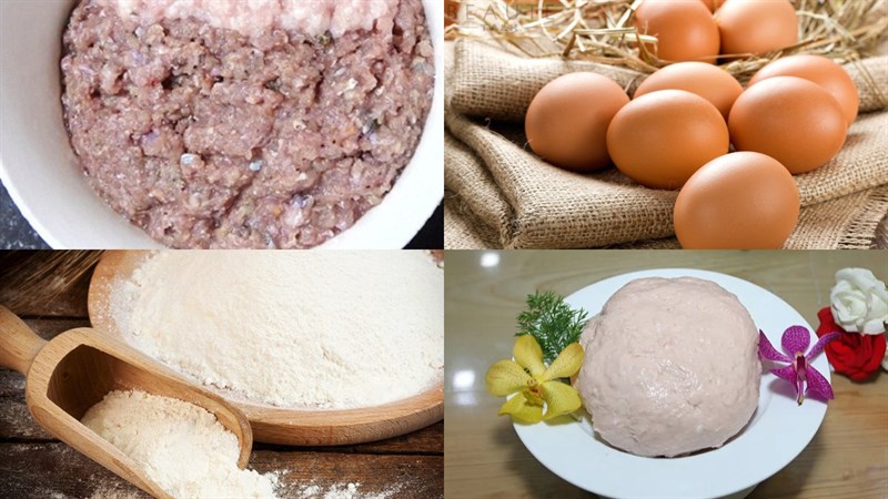 Nguyên liệu món ăn chả ếch lá lốt