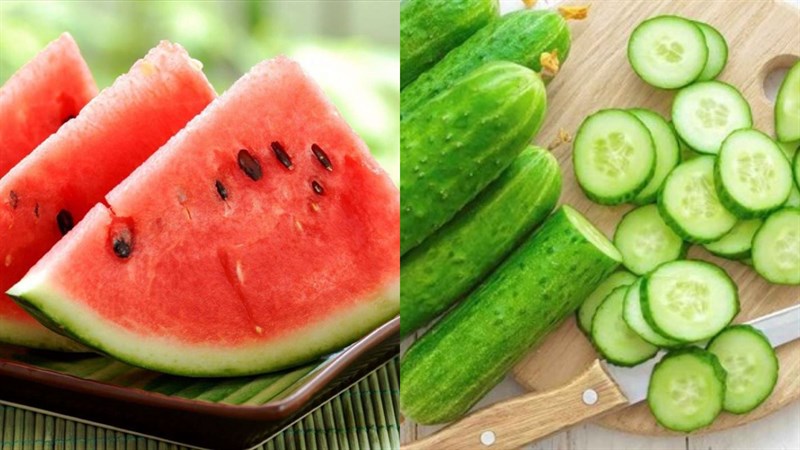 Nguyên liệu món ăn nước ép dưa hấu bằng máy xay sinh tố