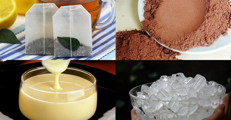 Nguyên liệu món ăn trà sữa milo