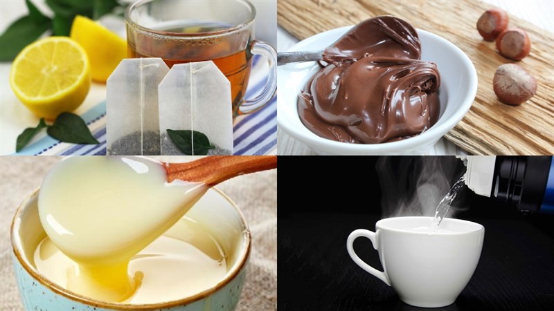 Nguyên liệu món ăn trà sữa socola