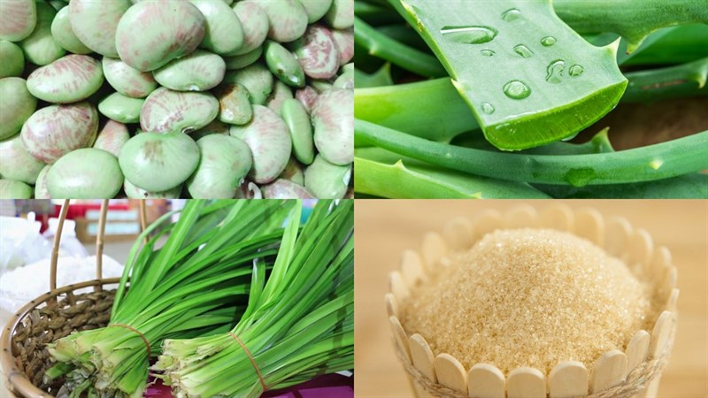Nguyên liệu món ăn chè đậu ngự