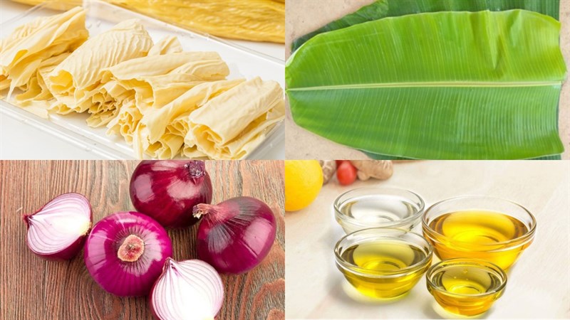 Nguyên liệu món ăn chả lụa chay