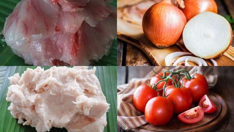 Nguyên liệu món ăn 2 cách nấu canh cá thác lác cà chua
