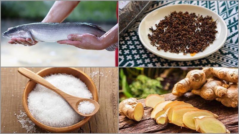 Nguyên liệu món ăn cá lóc nướng muối tuyết