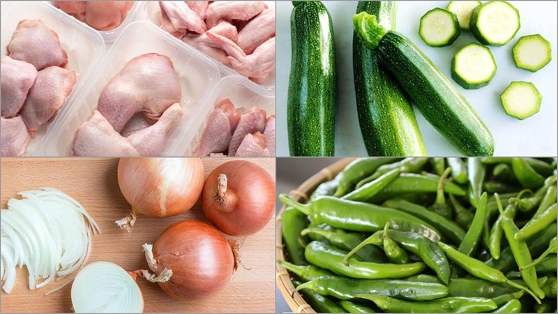 Nguyên liệu món ăn 3 cách nấu mì gà