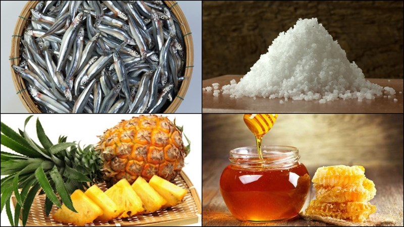 Nguyên liệu món ăn nước mắm cá cơm