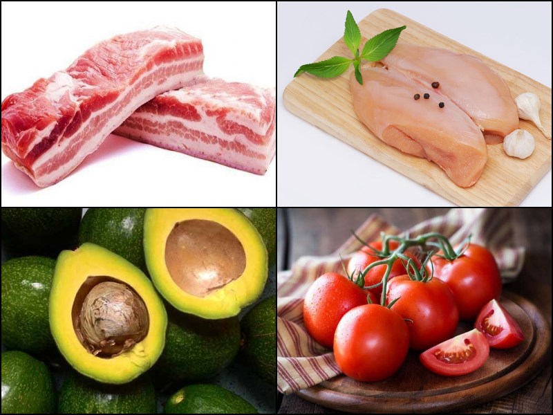 Nguyên liệu món ăn cobb salad