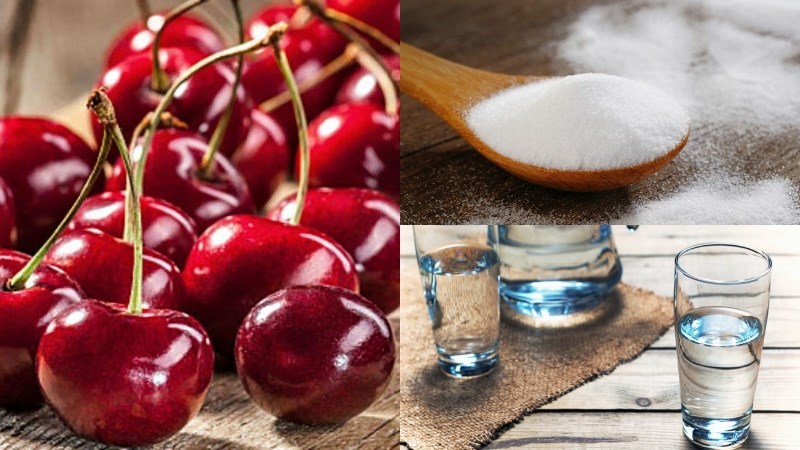 Nguyên liệu món ăn nước ép cherry