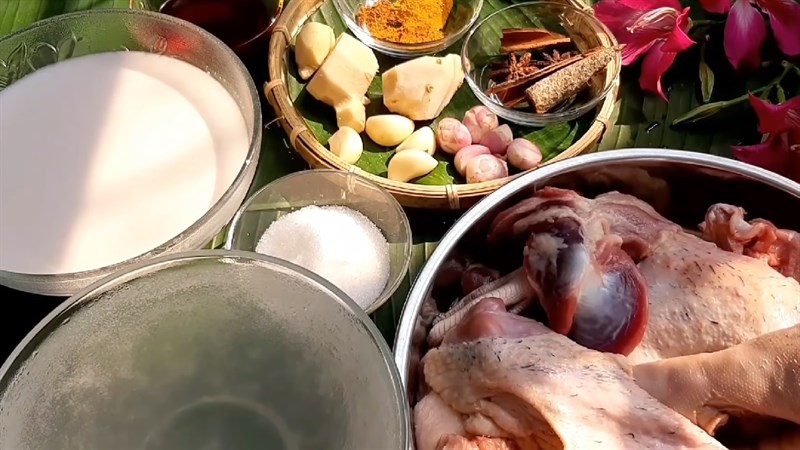 Nguyên liệu món ăn phá lấu vịt