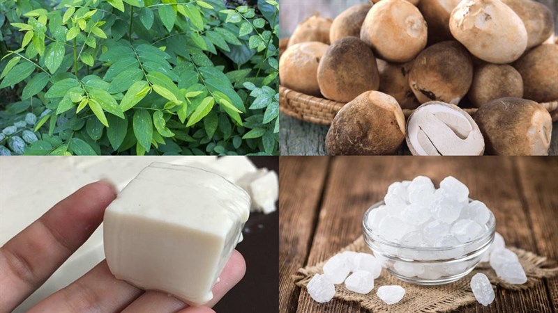 Nguyên liệu món ăn 2 cách nấu canh rau ngót chay đậu hũ