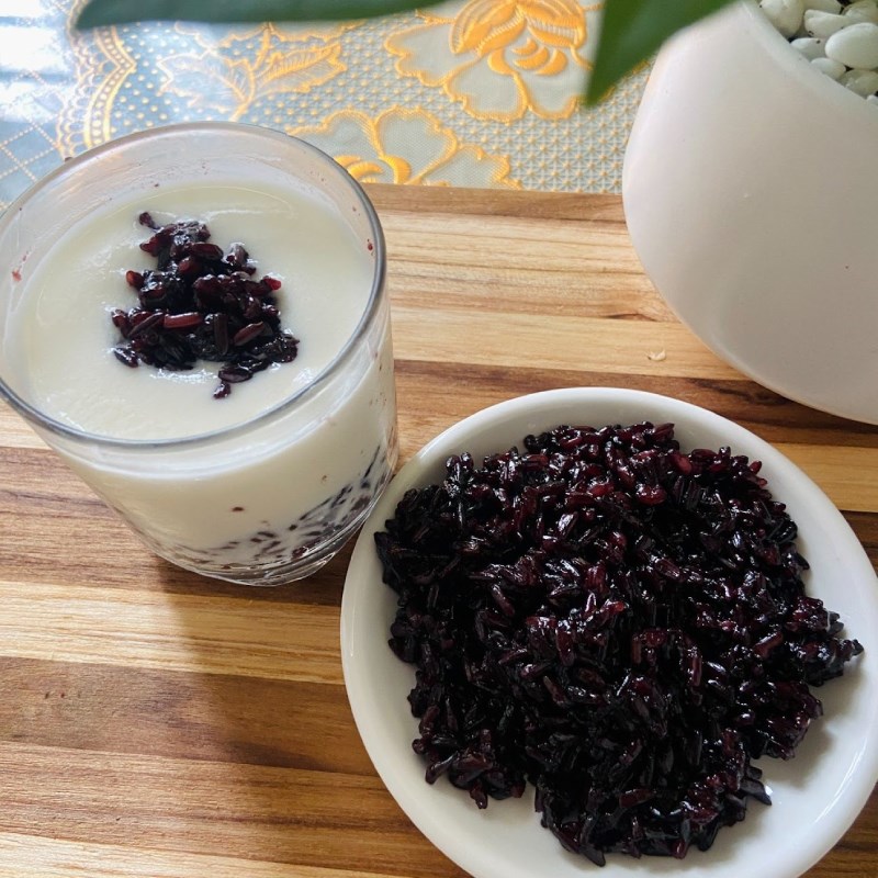Bước 4 Thành phẩm Sữa chua nếp cẩm (công thức được chia sẻ từ người dùng)